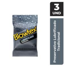 Preservativo Blowtex Lubrificado  c/ 3 Unidades