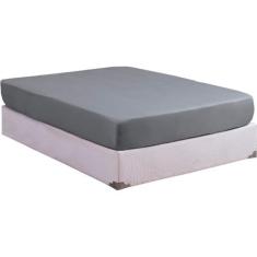 Lençol de Cama Solteiro Revenda com Elástico Hotel Pousada Cama Box - 