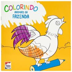 Livro - Colorindo Animais: Animais da Fazenda