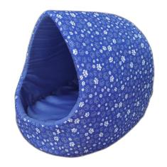 Cama Para Cachorro Iglu Cama Pet Toca Extra Grande - Kiria Textil, Azu