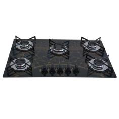 Fogão Cooktop Chamalar Premium 5 Bocas Ultra Chama Bivolt XP, MESCLADO
