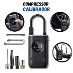 Compressor Digital Sem Fio  Bomba de Ar 150 PSI para Pneus de Carro, M