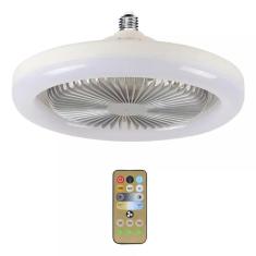 Ventilador Lâmpada De Teto Ajustável Luz Led Grande E27