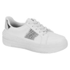 Tênis Vizzano Flatform Strass Lateral Feminino-Feminino