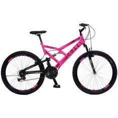 Bicicleta Aro 26 Colli GPS Freio V-Brake Aço Carbono 21 Marchas-Unissex