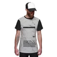 Camiseta Bronx Branca New York  Di Nuevo Street Wear Rap