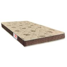 Colchão Solteiro Espuma Comfortpedic Line D33 Orthoflex 17x78x188cm Bege/Marrom