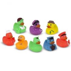 Brinquedos De Banho Para Bebê 6 Patinhos De Vinil