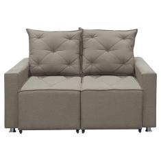 Sofá Retrátil e Reclinável 2 lugares Bariloche 1.60cm C/ Molas -  Linho