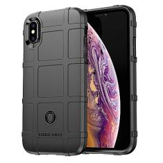 Capas para iPhone XS.Caso básico,Botão de pressão flexível / 360 ° Proteção completa,Escudo Rugged