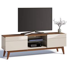 Rack Classic I 2 GV Off White com Freijó Touch 180 cm