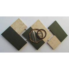 Quadro Abstrato Decorativo 70x150cm - Josue Quadros