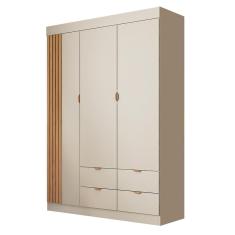 Guarda Roupa Infantil Ayla 3 Portas e 4 Gavetas - Phoenix Baby