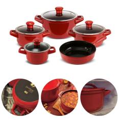 Conjunto Panelas Cerâmica Duo Smart 5 Pçs Pomodoro Ceraflame