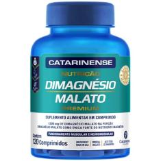 Dimagnésio Malato - 120 Comprimidos - Catarinense