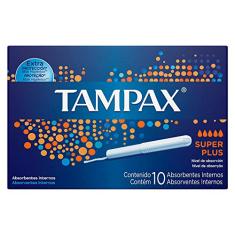 Absorvente Interno Tampax Super Plus - 10 unidades
