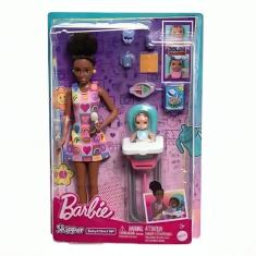 Boneca Barbie Skipper Babá Vestido Colorido Htk34 - Mattel