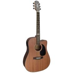 Violao Folk Giannini Gf 1D Ceq Cutaway  Ws - Walnut Satin