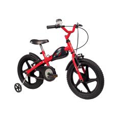 Bicicleta Infantil Aro 16 Verden Bikes Vr 600 Vermelha E Preta