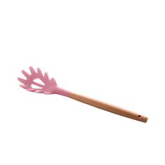 Lyor PEGADOR P/MASSA DE SILICONE C/CABO DE BAMBU CHARMY ROSA 31cm
