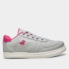 Tênis Juvenil Kurz Bordado Lateral Menina-Feminino