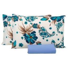 Jogo Lençol King Size 3 Peças Casal 100% Algodão Tifann - Thais Enxova