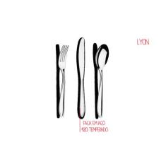 Faqueiro Brinox Lyon 42 Peças Aço Inox, Inox, 42