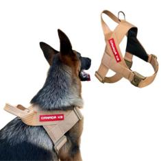 Coleira Peitoral para Cachorro - Modelo Estriado Tamanho M - Canadá K9