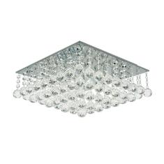 Plafon Lumix Ln146 40cm Quadrado Transparente G9