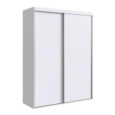 Guarda-Roupa Solteiro Alya 2 PT 2 GV Branco - Modern