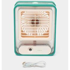 Ventilador Portátil Umidificador LED Recarregável - Relet