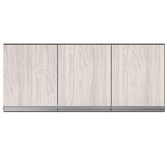 Armário Aéreo Cozinha 3 Portas 120 Cm Castanho Avelã 1841