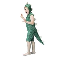 Fantasia de Dinossauro Rex Infantil Curta Com Capuz e Rabo - Fantasias