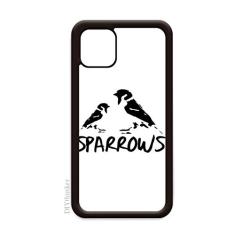 Capa Sparrows Birds Animals Food Mother Child para iPhone 12 Pro Max para Apple Mini Mobile Case