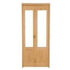 Kit Porta de Madeira Camarão Esquerda 213cmx94,5cmx12cm PE71 Esel