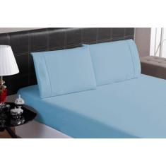 Lençol super king 3 peças -percal 200 fios 100% algodão (colchão com 4