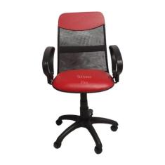 Cadeira  diretor tela giratória com faixa - mecanismo relax -  braço f