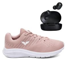Tênis Feminino Leve Caminhada Treino + Fone De Ouvido Tenis Esportivo 