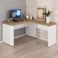 Mesa em L Escrivaninha 1,20m x 1,50m Escritório F5 Office - F5 Office 