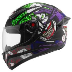 Capacete Moto Protork Fechado Mixs Fokker Joker 2, Fosco, 58