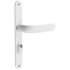 Fechadura 3F Porta Aluminio Estreita Espelho 522/116 Branco