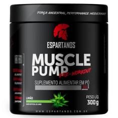 Pré Treino Muscle Pump Pre Workout Limão 300g - Espartanos