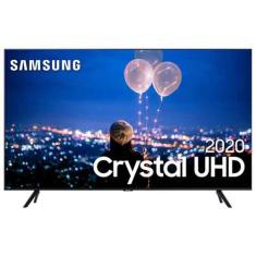 Smart TV Samsung Crystal UHD TU8000 4K 82, Borda Infinita, Visual Livre de Cabos e Wi-Fi - UN82TU8000GXZD