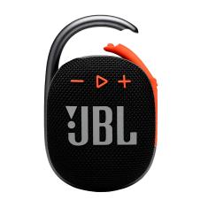 Caixa De Som Jbl Clip4 Preto Bluetooth 5.1 Ip67 À Prova D' Água E Poeira, Usb, Mosquetão Integrado, Bateria De Até 10H