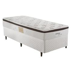 Cama Box de Solteiro Herval Edimburgo com Molas Maxspring, 64x96x203 cm