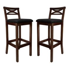 Conjunto 2 Banquetas Altas X Copacabana Capuccino