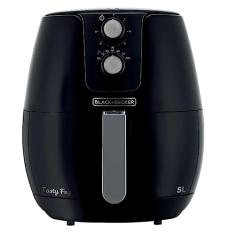 BLACK+DECKER Air Fryer Fritadeira Elétrica sem Óleo e Cesto Antiaderente com Capacidade de 5L, Modelo AFM5, 220V