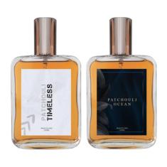 Kit Perfume - Patchouli Timeless + Patchouli Ocean 100Ml - Essência Do