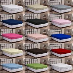 Lençol Cama Box Queen Size 01 Peça Microfibra Premium com Elástico 150