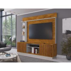 Estante Home para TV até 65 Polegadas 2 Portas LED Embutido Atlanta